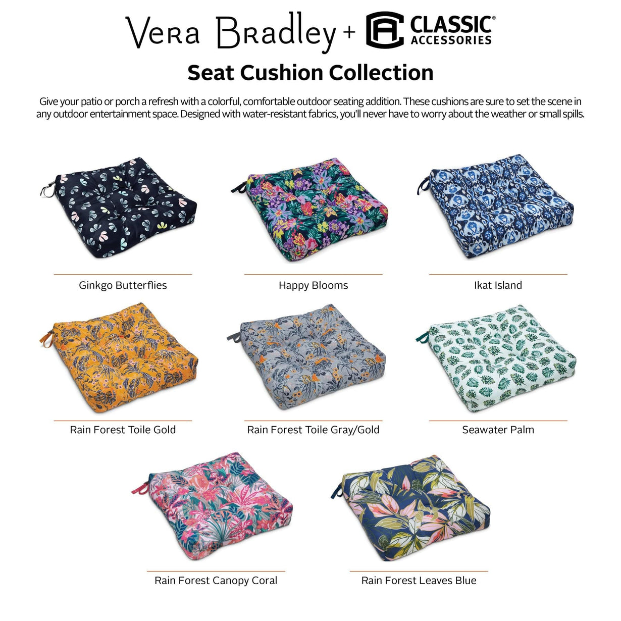 vera bradley patio cushions