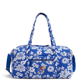 Large Travel Duffel Bag - Sea Air Floral