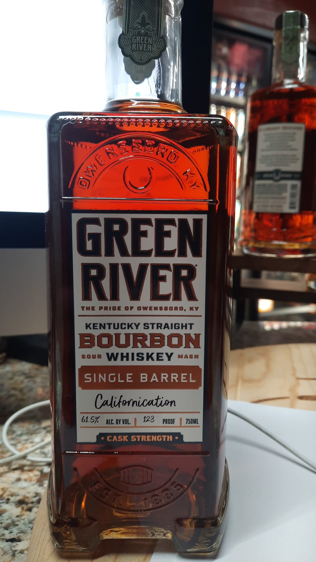 Green River Californication Cask Strength Kentucky Straight Bourbon Whiskey 750ml