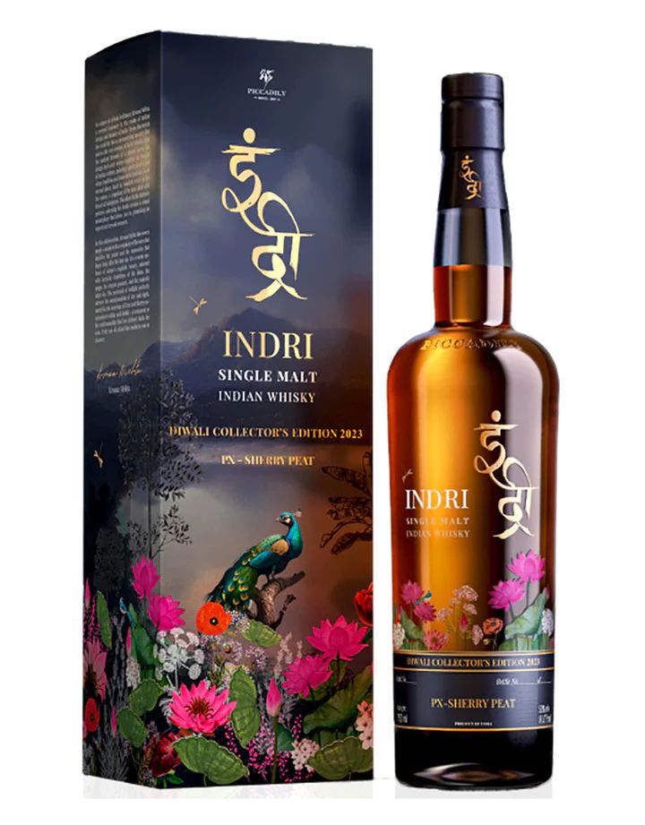 2023 Indri Diwali Collector's Edition Single Malt Indian Whisky 750ml