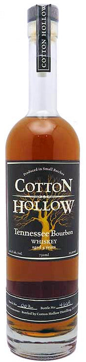 Cotton Hollow 4 Year Old Tennessee Bourbon Whiskey 750ml