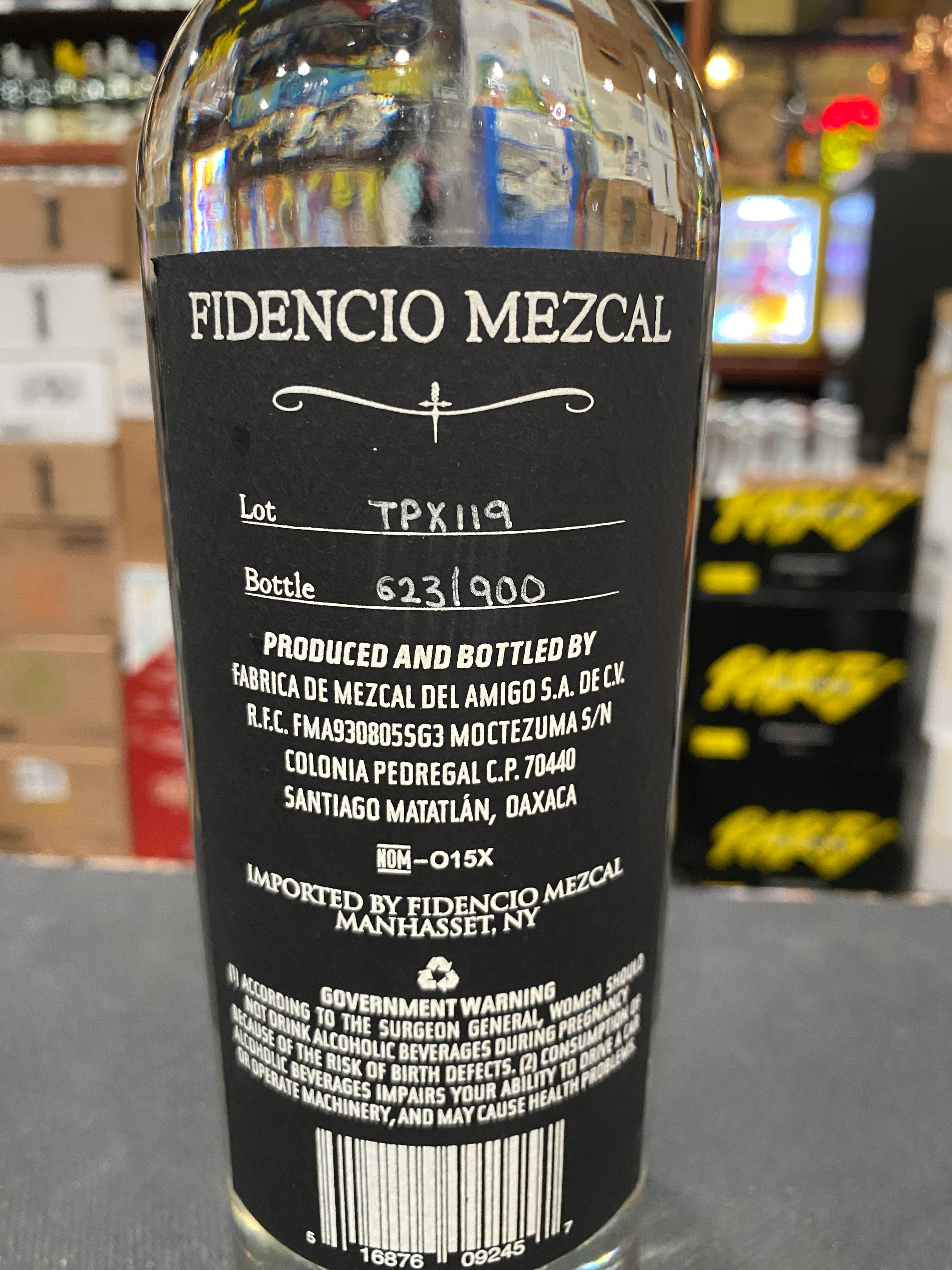 Fidencio Tepextate Joven Mezcal 750ml