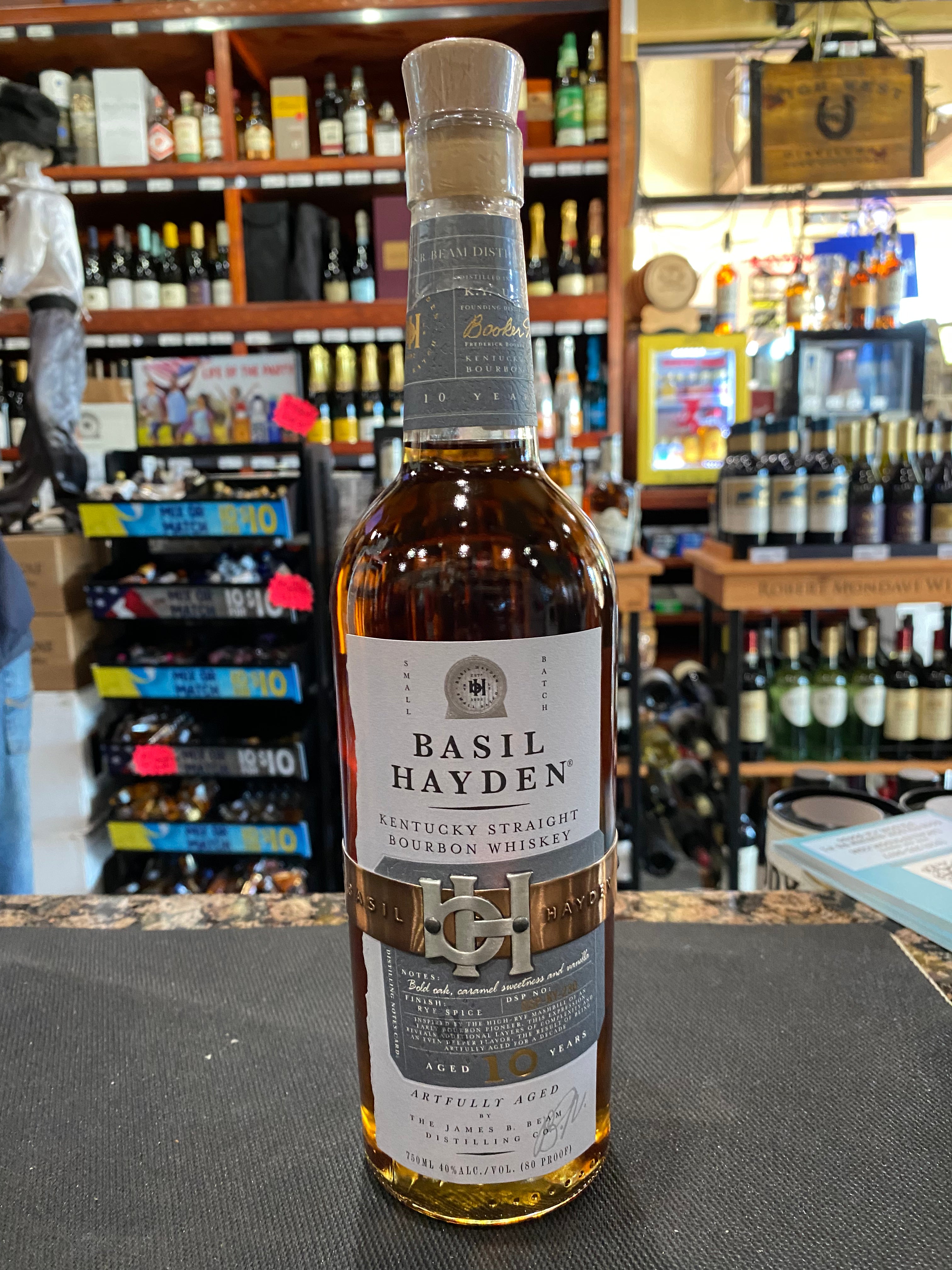 Basil Hayden's 10 Year Old Kentucky Straight Bourbon Whiskey 750ml