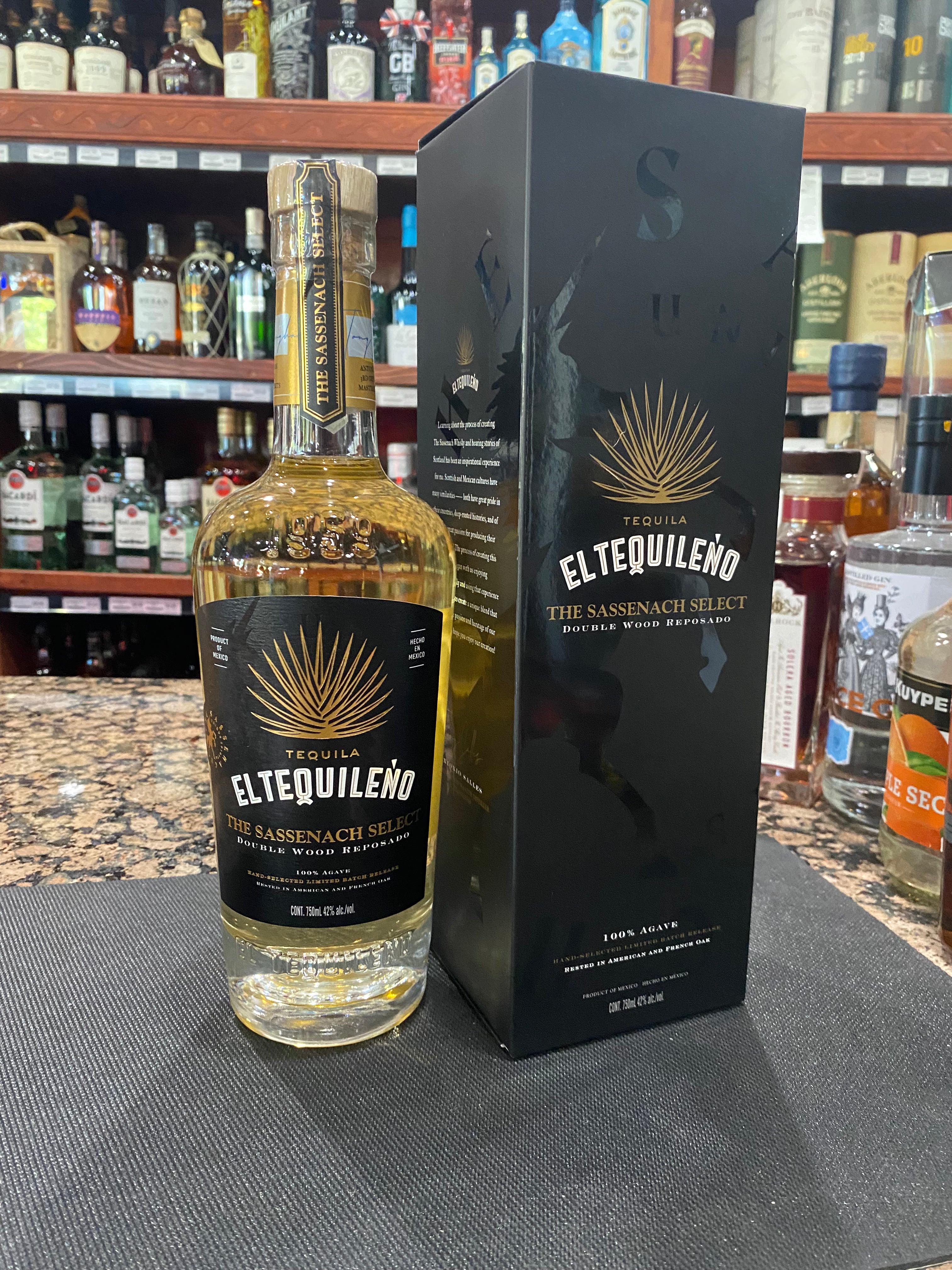 El Tequileno The Sassenach Select Double Wood Tequila Reposado 750ml