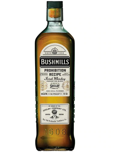 Bushmills Peaky Blinders Prohibition Recipe Irish Whiskey 750ml