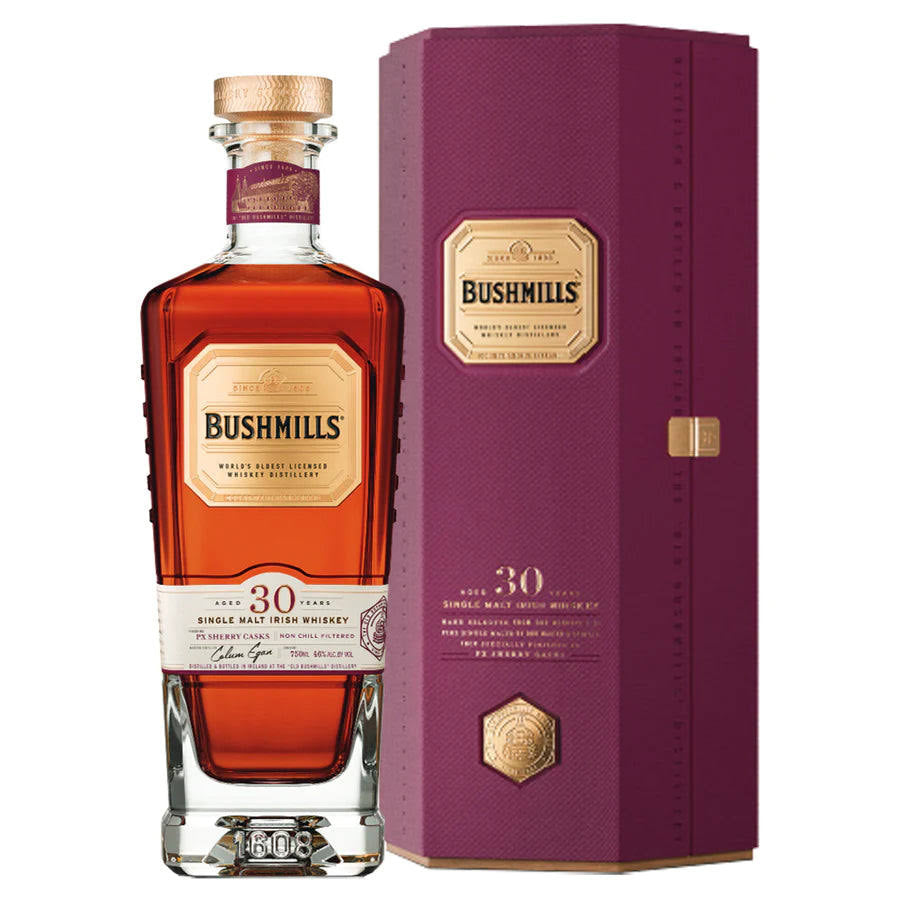 Bushmills 30 Year Old Single Malt Irish Whisky 750ml