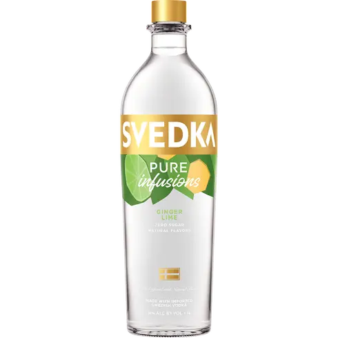 Svedka Pure Infusions Ginger Lime Flavored Vodka 750ml