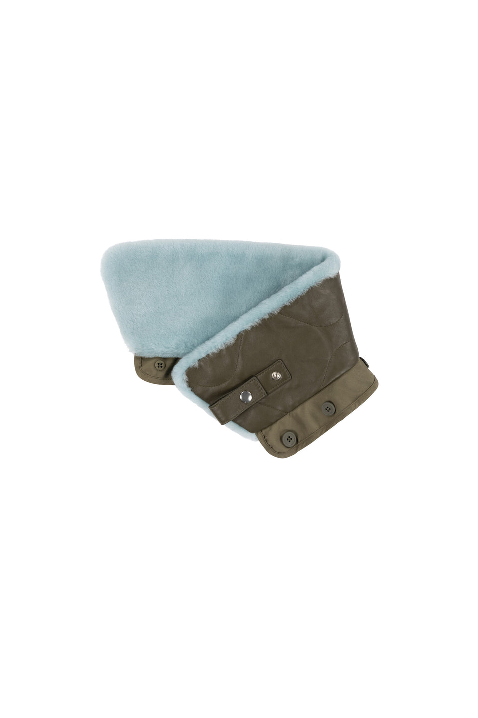 Aviator Collar - Sky Blue / Dark Olive (listing page thumbnail)