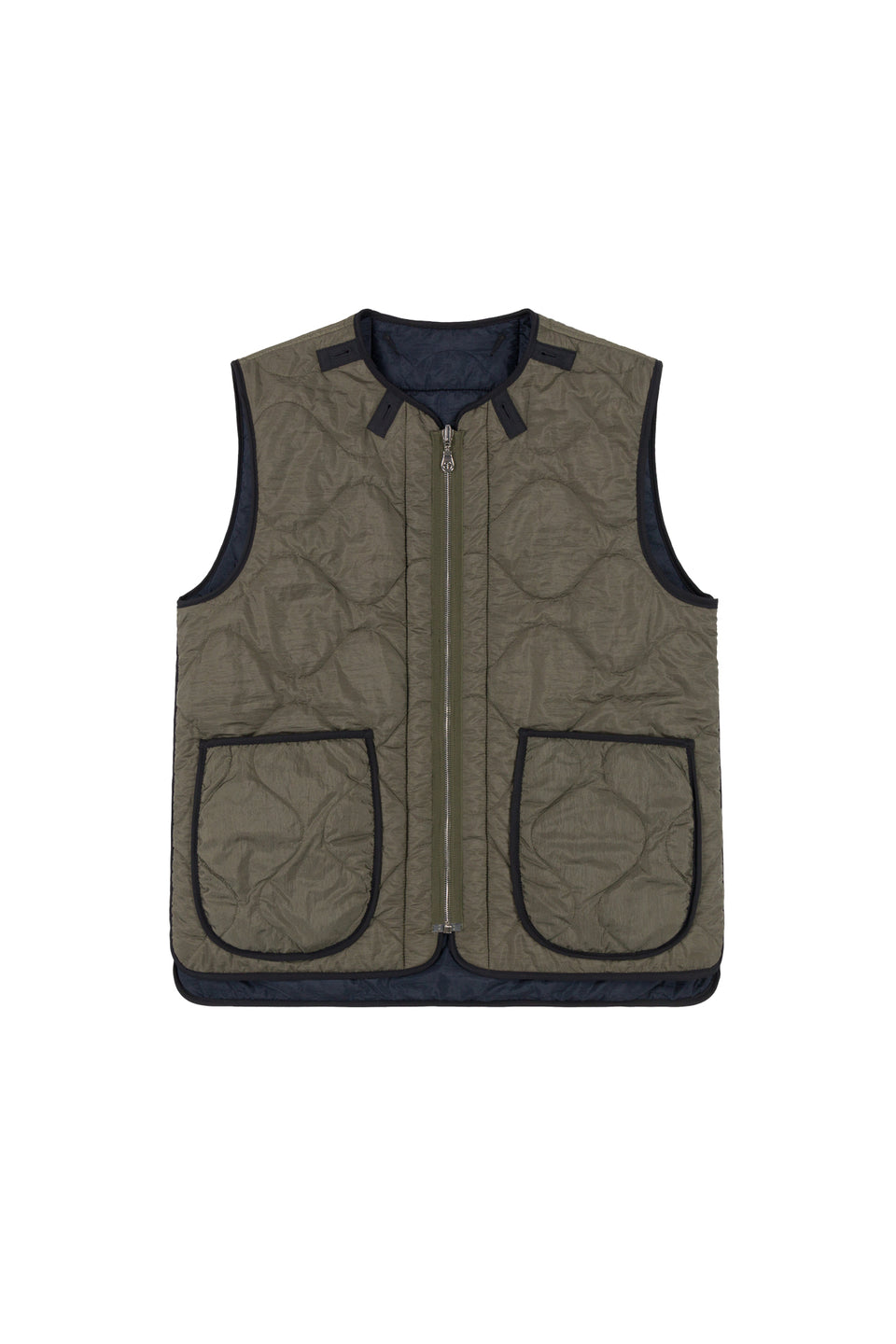 Marfa Stance x Airmail Shareable vest - Navy / Dark Olive (listing page thumbnail)