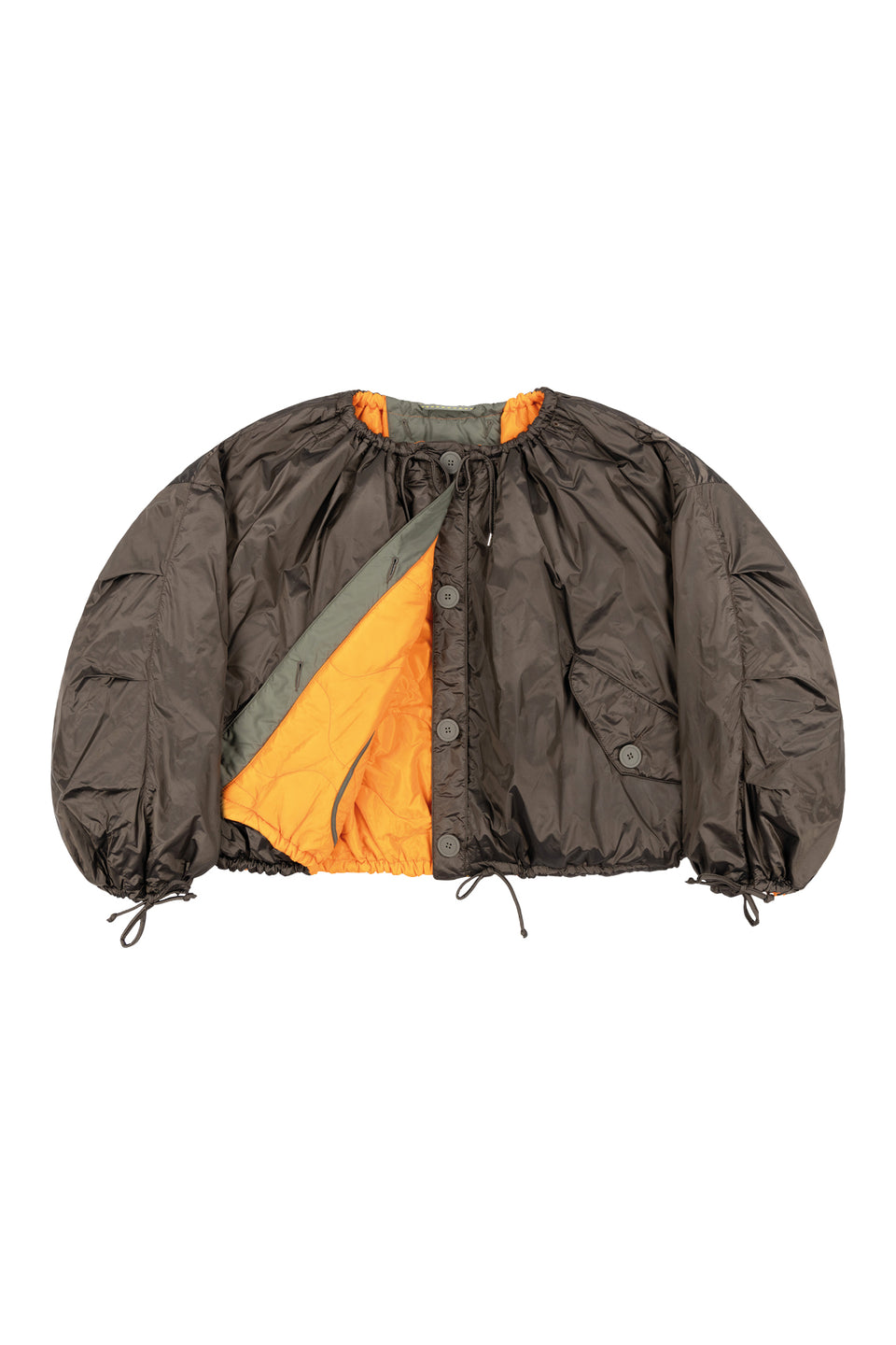 Parachute Quilt Bomber - Peat / Clementine (listing page thumbnail)