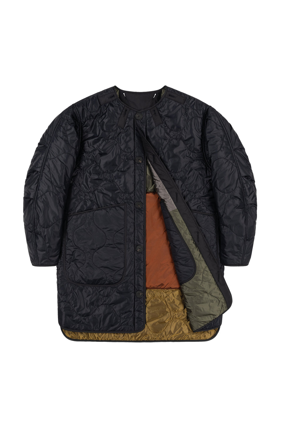 Patchwork Signature Quilt Jacket - Granite / Black (listing page thumbnail)