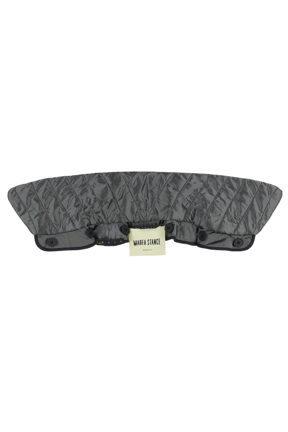 Quilted Collar - Anthracite / Jet Black (listing page thumbnail)