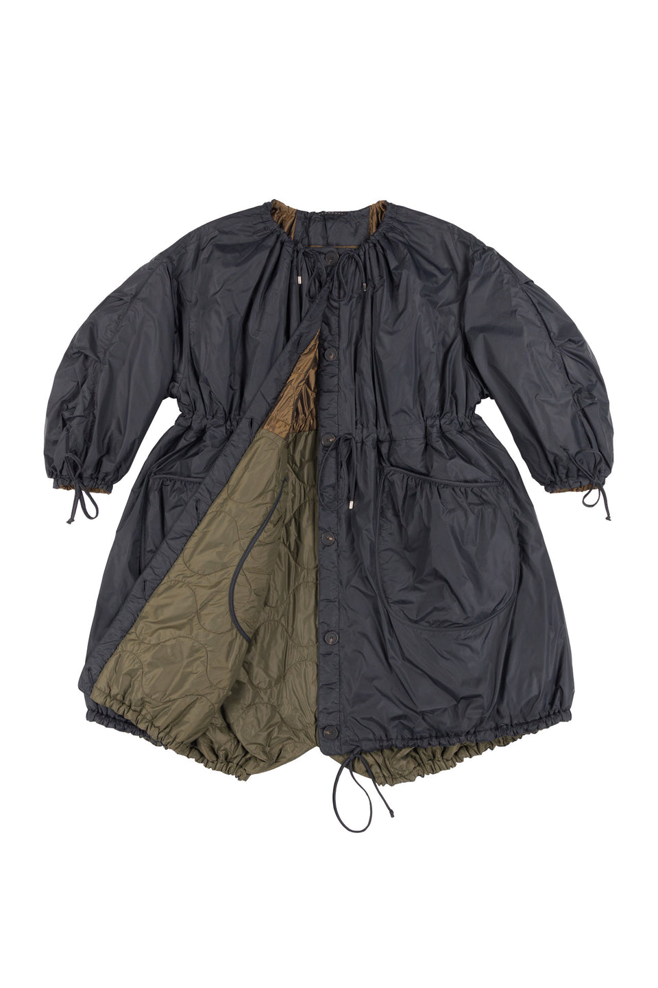 Quilted Parachute Parka - Bronze / Black (listing page thumbnail)
