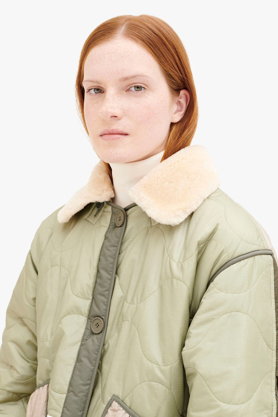 Shearling Collar - Blush (listing page thumbnail)