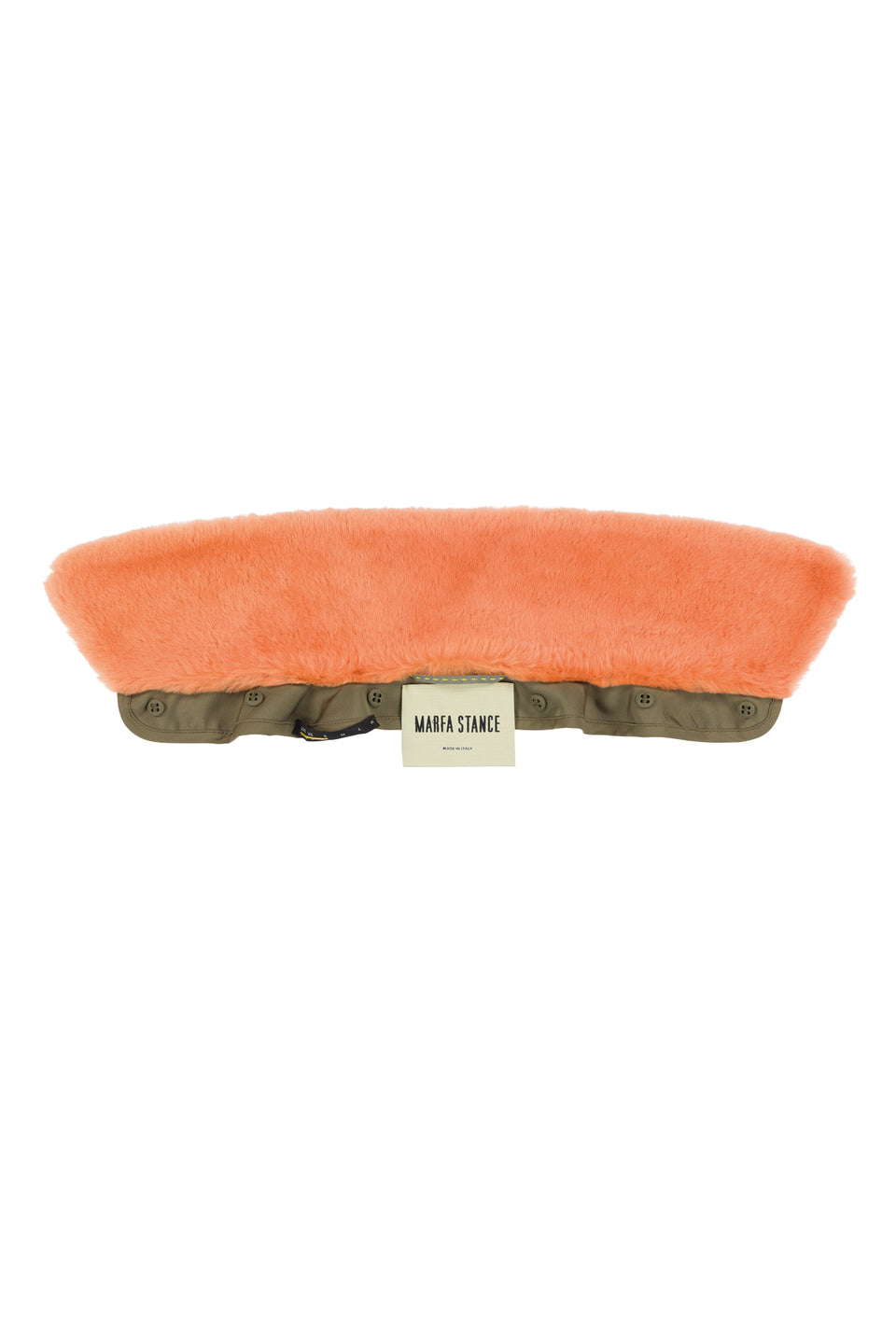 Shearling Collar - Bright Orange (listing page thumbnail)