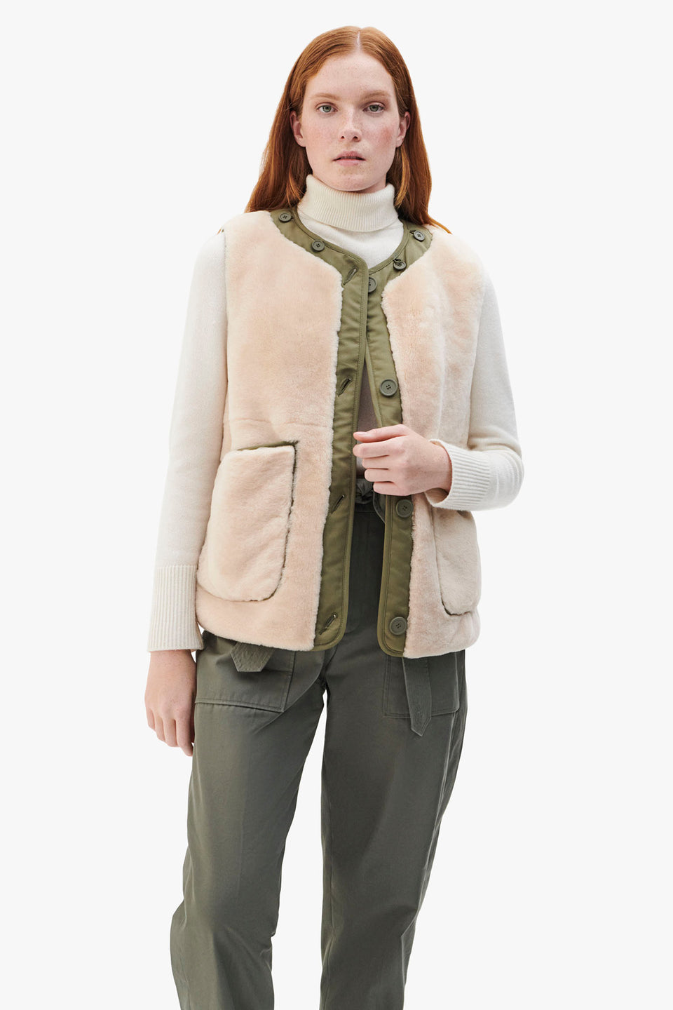 Shearling Quilt Liner - Blush / Pale Pink (listing page thumbnail)