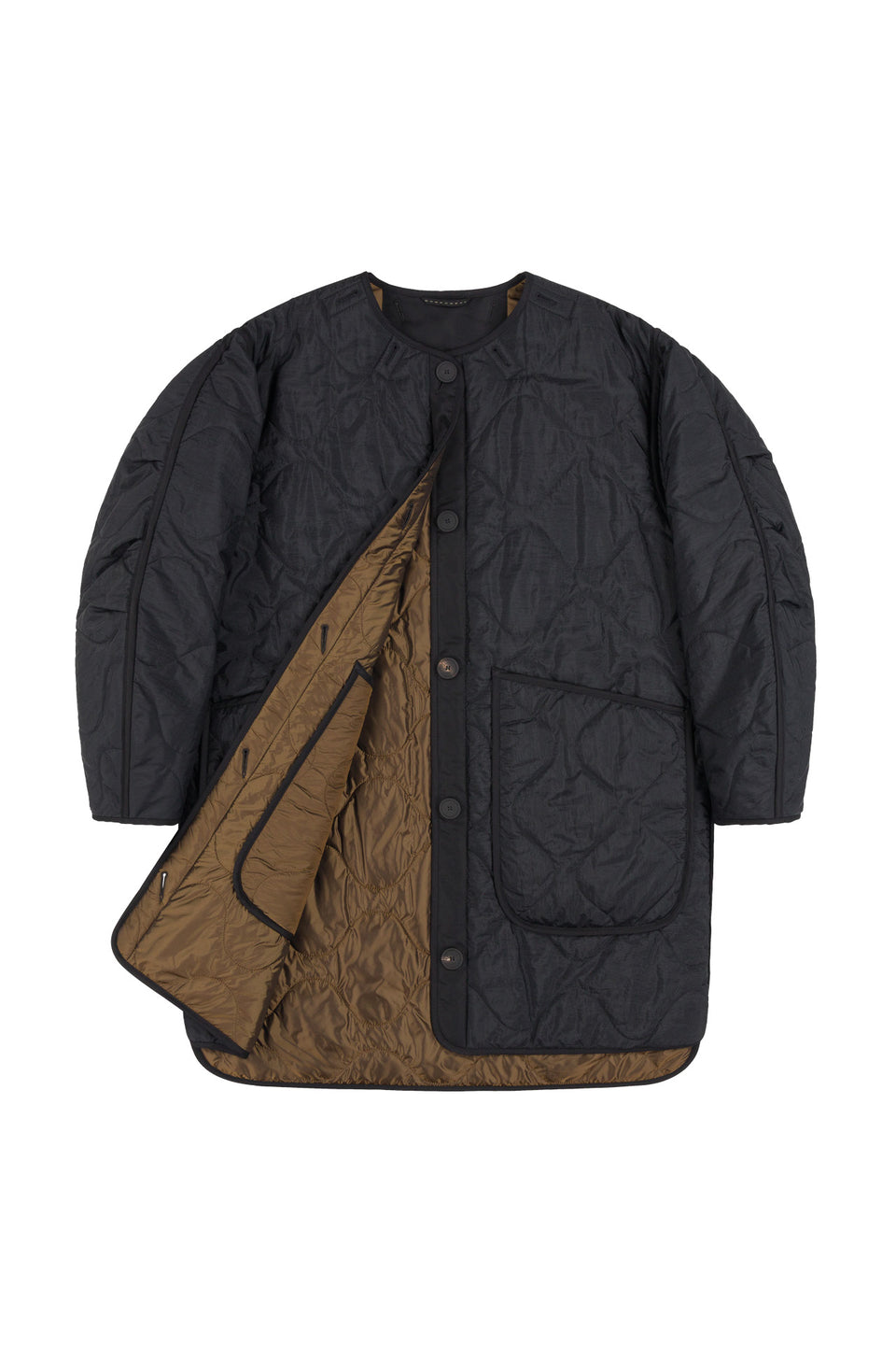 Signature Quilt Jacket - Black / Bronze (listing page thumbnail)