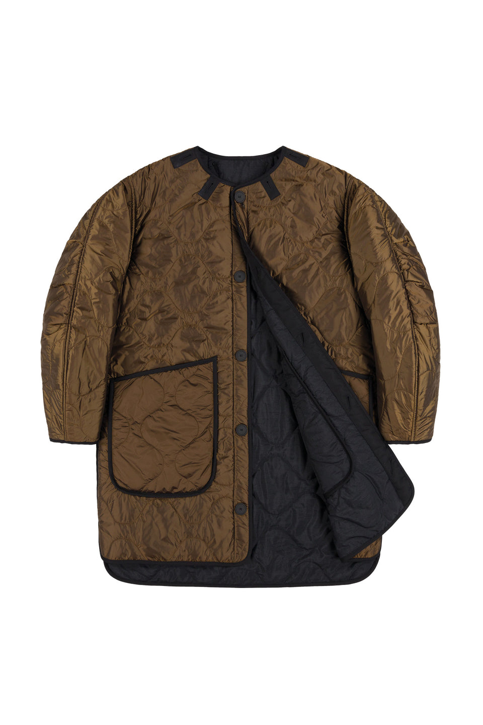 Signature Quilt Jacket - Black / Bronze (listing page thumbnail)