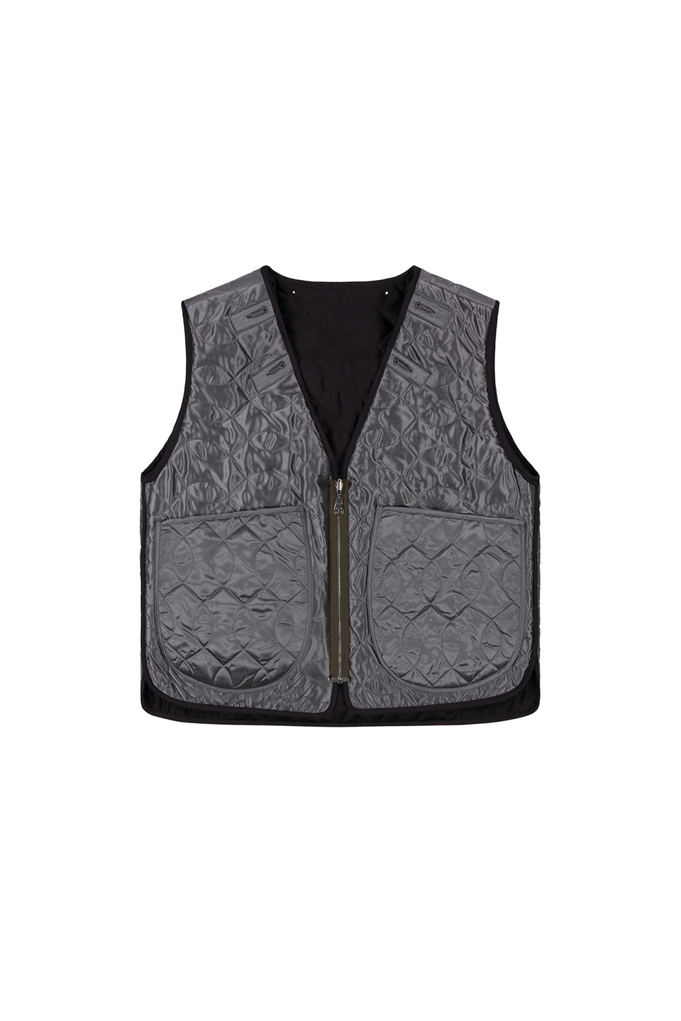 Utility Quilt Vest - Black / Anthracite (listing page thumbnail)
