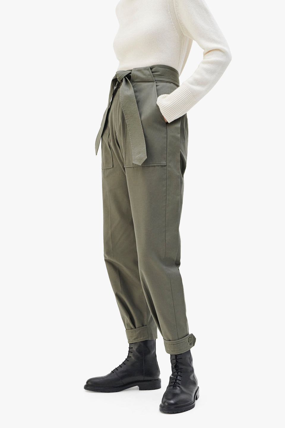 Utility Tapered Trouser - Olive Green (listing page thumbnail)
