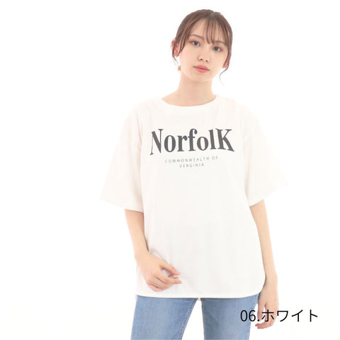 le colis シルキードライ 裾 マル ロゴ Tシャツ レディース – ジーンズ