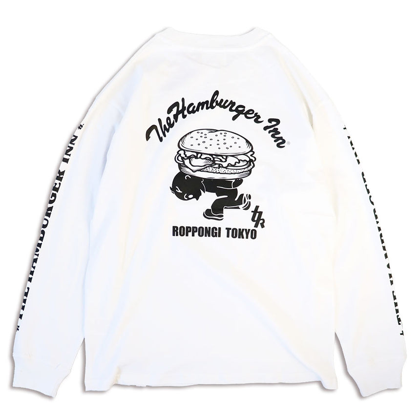 The Hambargar Inn ザ ハンバーガー イン バックプリント ロングスリーブ T Mens ジーンズショップオサダ