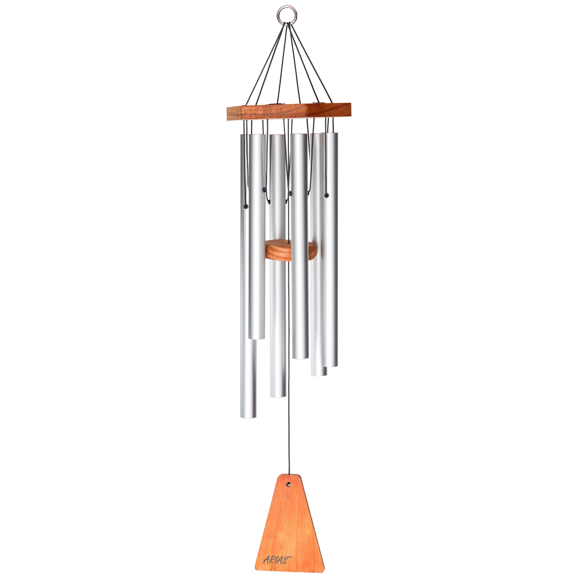 Arias® by Wind River 27-inch Windchime in Satin Silver