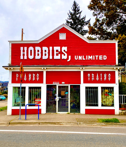 SnowMade is located in the Hobbies Unlimited building