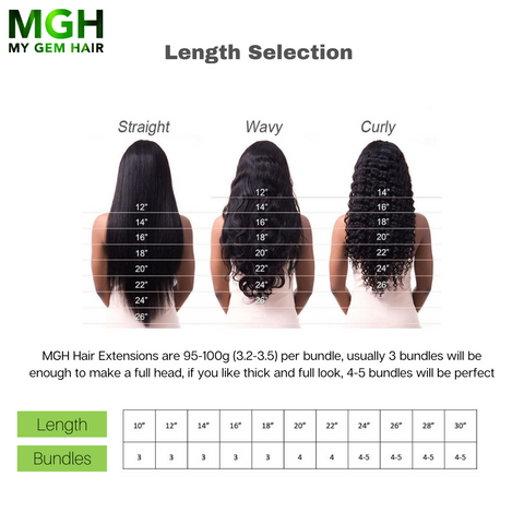 MGH Size Chart