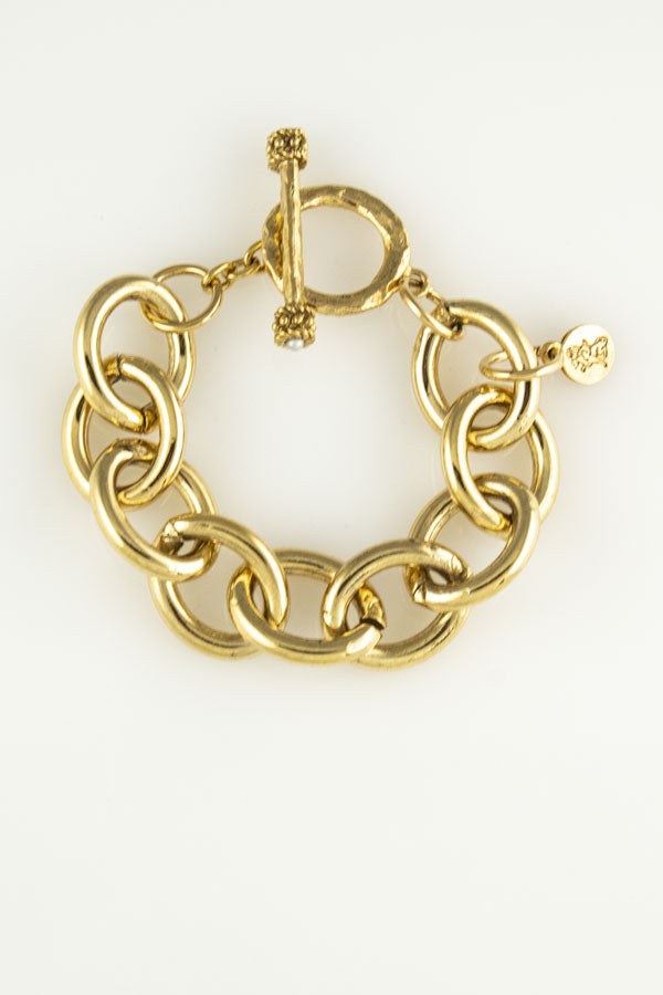 Vintage Brass Link Bracelet – Robin Steele, Inc.