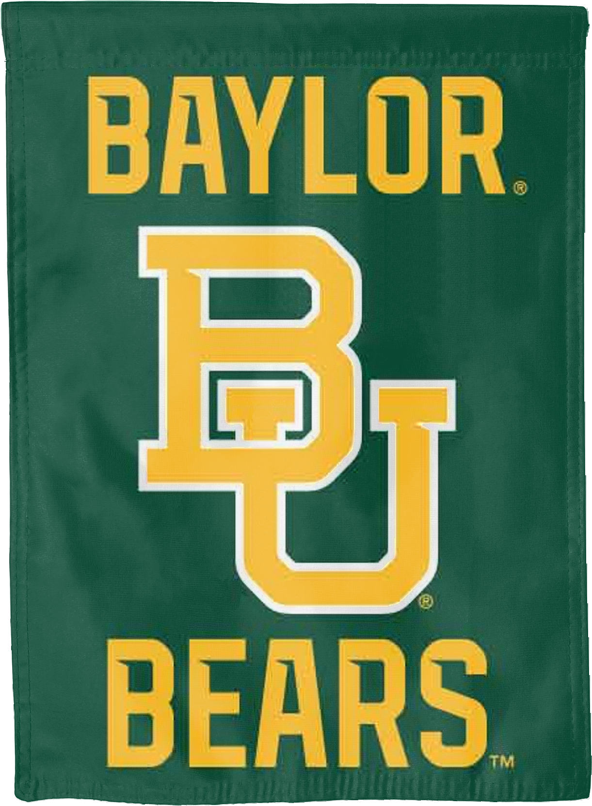 Baylor House Flag with Baylor BU Bears Logo