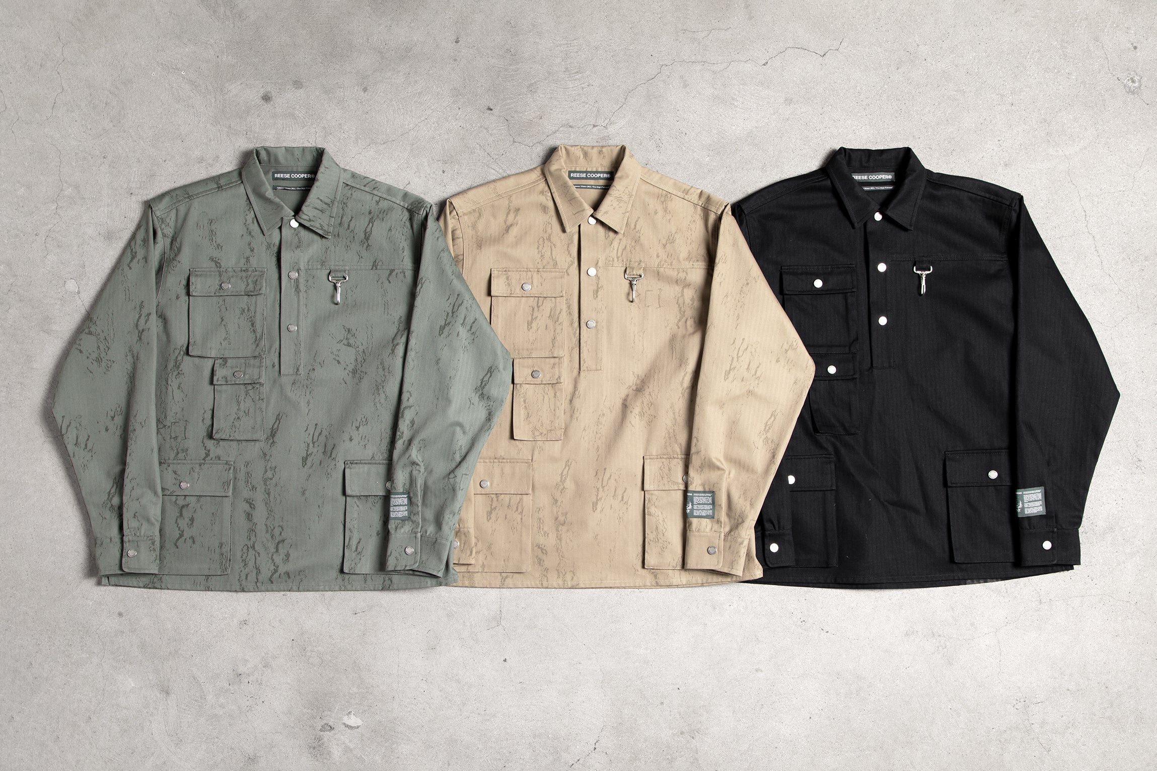 Product Guide: Cargo Pullover Shirt – REESE COOPER®
