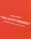 Two Steps Forward T-Shirt in Signal