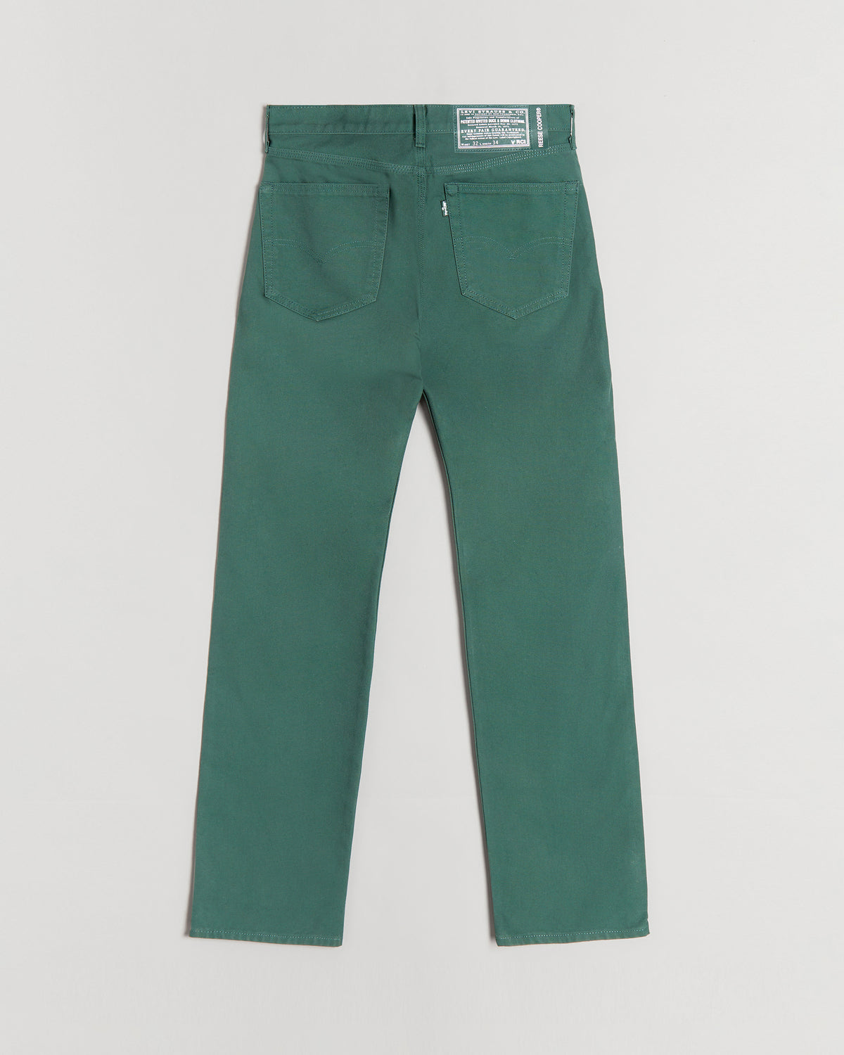 RCI x Levi's Straight Fit Duck Canvas Pant in Forest Green – REESE COOPER®