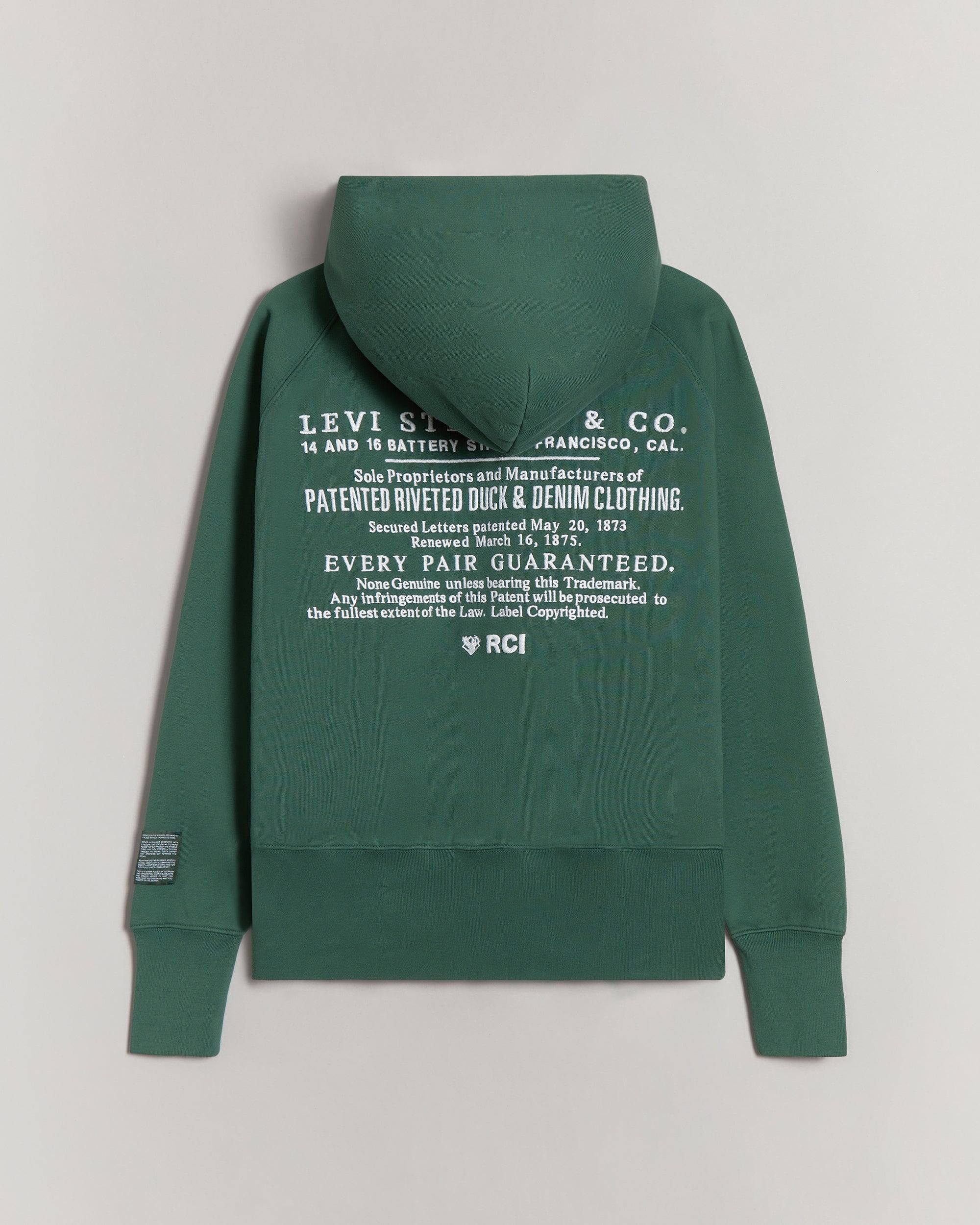 RCI x Levi's Two Pocket Hooded Sweatshirt in Forest Green – REESE