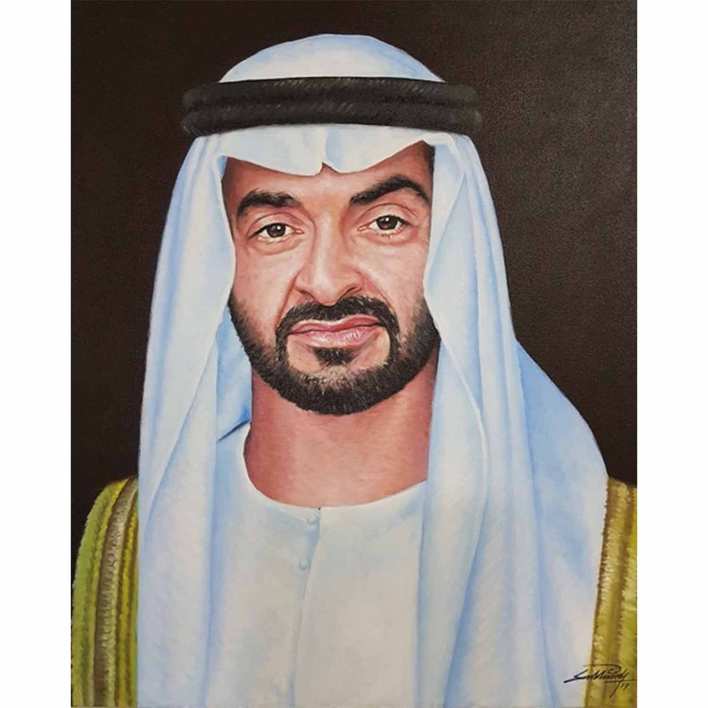 Portrait Of Sheikh Mohammed Bin Zayed Al Nahyan Monda Gallery