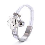 bracelet women | Flower Bud Wheat Chain Bar Bracelet | Luxxydee