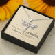 Every Love Story is Beautiful Dragonfly Necklace