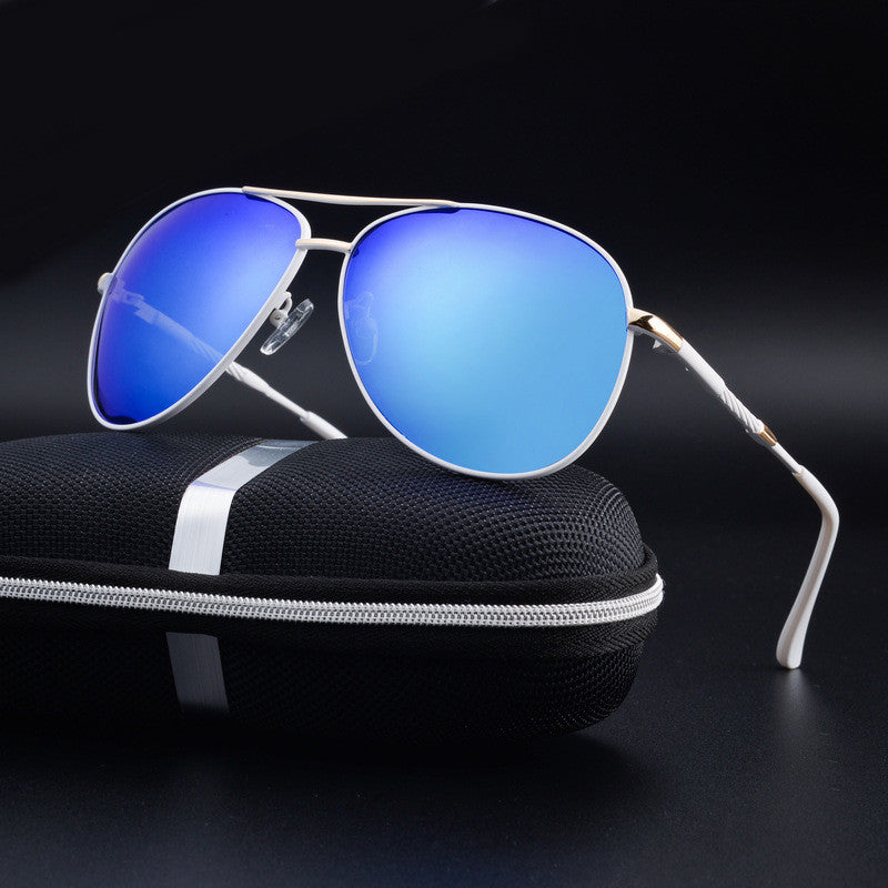 Mens Aviator 'Top Gun' Polarized Alloy Premium Sunglasses Astroshadez ...