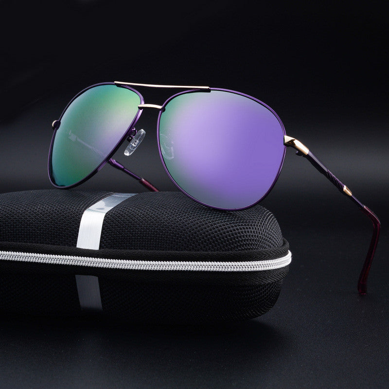 Mens Aviator 'Top Gun' Polarized Alloy Premium Sunglasses Astroshadez ...