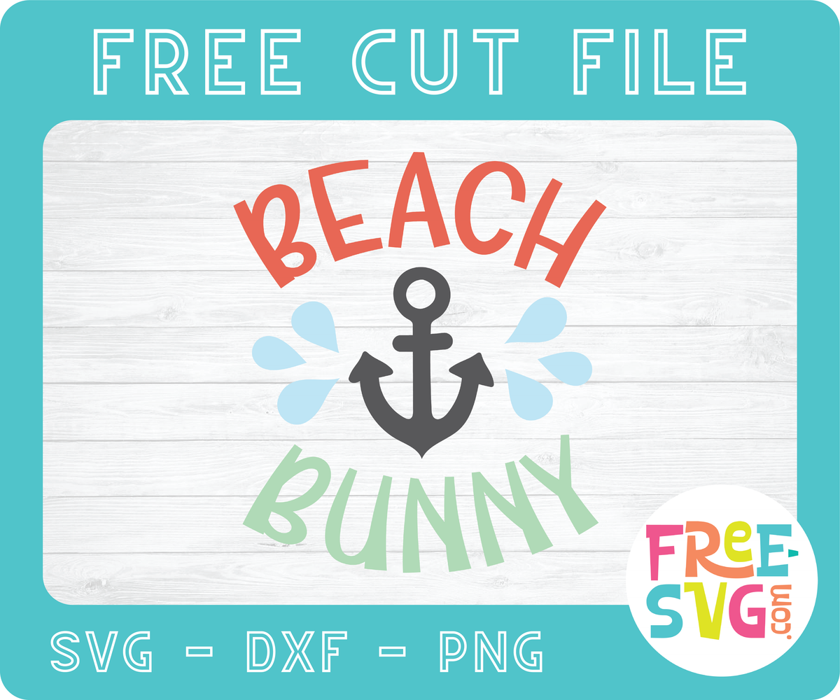 Download BEACH BUNNY - FREE SVG CUT FILE - SVG BUNDLES CO.