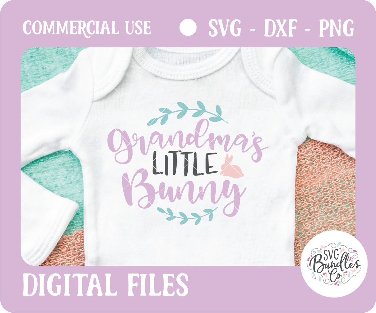 Download GRANDMA'S LITTLE BUNNY - SVG BUNDLES CO.