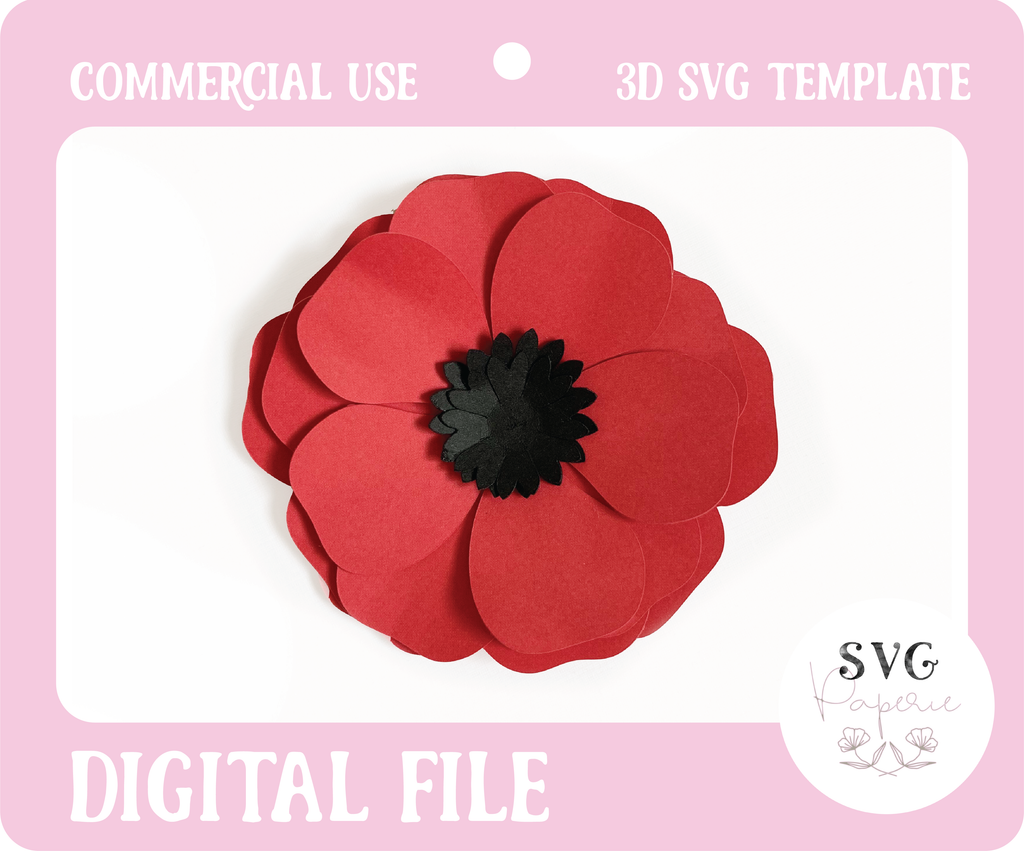 Download 3d Poppy Flower Svg Bundles Co