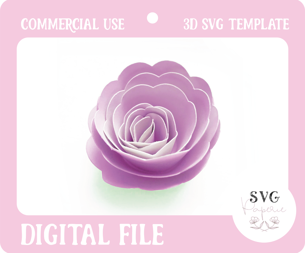 Download 3d Rolled Rose Svg Bundles Co