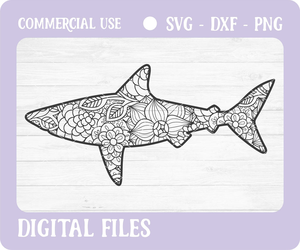 Free Free 170 Shark Mandala Svg SVG PNG EPS DXF File