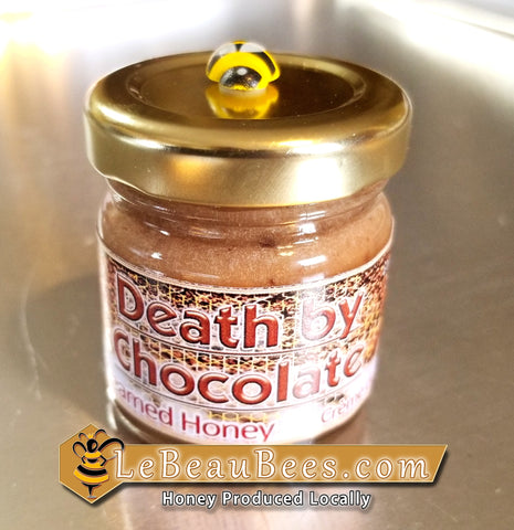 Mort au miel crémeux au chocolat - lebeaubees.com