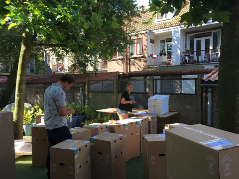 Pakketten maken in de tuin - Sprinklr