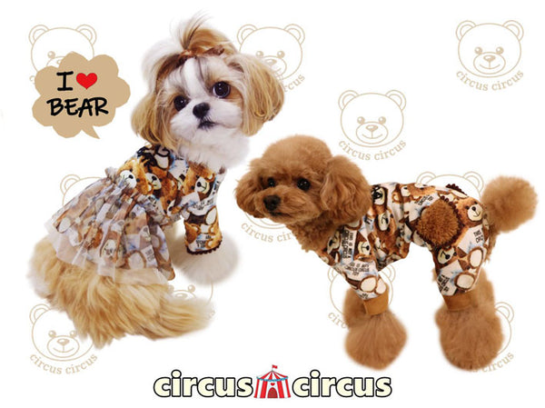 犬の服 Toy Bear Room Wear Circus Circus サーカスサーカス Ccw 01 ドッグウェアのciera Shopify店