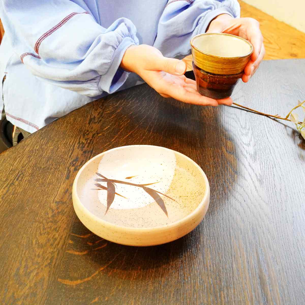 新品 未使用品 蒔絵 天然漆 茶器 絵柄 湯呑み - その他