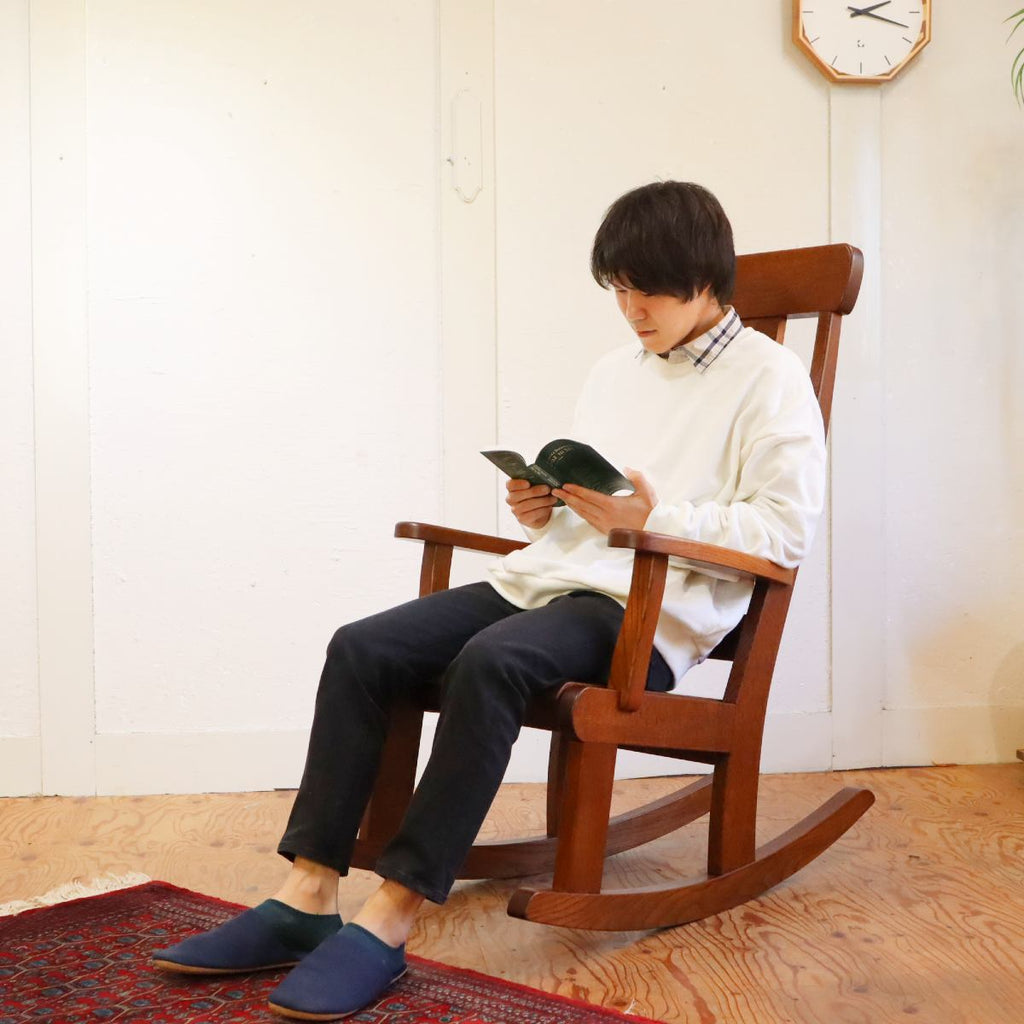 KASHIWA 飛騨天然木 柏木工 座椅子 ロッキングチェア-